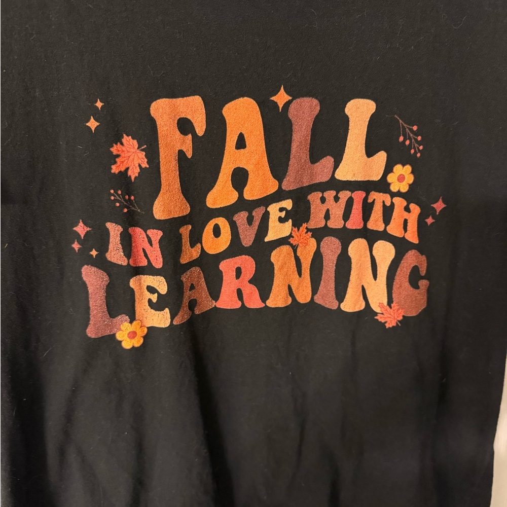 Teacher Black Fall Themed Shirt
